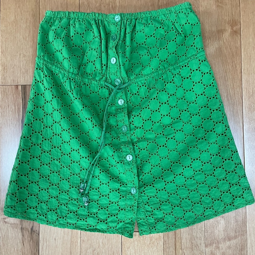 GUESS Green Colour Tube Top